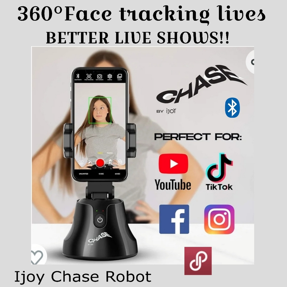 360° face tracking. Great for live shows!! Meet zoom live streaming+ NWOB